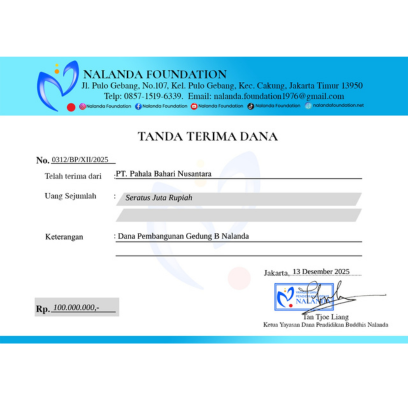 PT Pahala Bahari Nusantara’s Support for the Development of Educational Facilities at Yayasan Nalanda